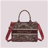 Mimì Muà Mimi Mua borsa shopper piccola fantasia PRUGNA