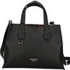 Twin Set TWINSET Borsa Tote Bicolor Logo Nero/Cherry Wood