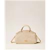 Twin Set Borsa bauletto effetto rafia elegante e resistente per ogni occasione