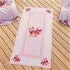 PETTI Artigiani Italiani - Telo Mare Microfibra, Asciugamano Mare o Piscina, Telo per Lettino Mare, Telo Mare Grande 90x180 cm, Telo Spiaggia, 100% Made in Italy, Fiocco Rosa