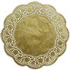 Kunze Torte Pizzo Rotondo, in Rilievo, 100 Pezzi (Ø 26.7 cm), Rivestito, Carta, Gold, 26.7 x 26.7 x 1 cm, - unità