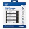 Intel SSD Intel SSDPEKKF256G8L 256GB M.2 2280 PCIe NVMe bundle 4 Pz da 256Gb
