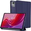 Bighan Custodia Compatibile per Lenovo Tab M11 11 Pollici, Sottile Smart Folio Supporto Trifold con Auto/Sonno Tablet Custodia, Blu Scuro
