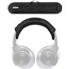 Voarmaks Federa per cuscino per fascia compatibile con OneOdio A71, A71D, Focus A5, A6, A10, Monitor 60, 80, Pro-30, Studio Max 1, cuffie over-ear wireless, con filo, cuscino spesso 6 mm, anello per