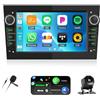 GOHHDL Autoradio per Opel Astra, Antara Corsa Zafira Meriva Vivaro Combo | Touch Stereo da 7 Pollici Autoradio with Carplay Android Auto Mirror Link FM/AM/RDS SWC USB