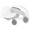 Logitech Chorus VR Off-Ear Headset per Meta Quest 2, progettato per giochi e fitness VR, leggero, audio immersivo all'aperto, flip to mute, passthrough USB-C - Bianco