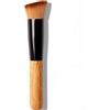 LyDia® Pennello piatto angolato con manico in legno, per fard, cipria, fondotinta liquido, contouring del viso