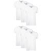 Hanes Tagless Ultra Soft V-Neck Tee - Multiple Packs Available Maglietta Uomo (Pacco da 6)