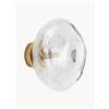 Nova Luce Applique con luce regolabile King, varie misure - Oro, Trasparente