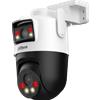 Dahua IPC-WPT1339DD-SW-3E2-PV - Telecamera PT WIFI con doppia ottica e Smart Dual Light a deterrenza attiva, 2x3 MP