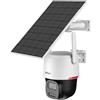 Dahua BP3EW-4GP — Kit con telecamera 4G 3MP PT AI Full-color con deterrenza attiva IP66 + pannello solare