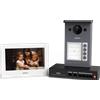 Dahua KTP10 Kit Videocitofonico IP/Wi-Fi con VTO3311Q-WP, monitor bianco VTH2621GW-WP e switch PoE 4 porte 36 W PFS3006-4ET-36.