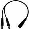 Dahua JACK-A12 - Diramatore alimentazione con 1 ingresso jack femmina e 2 uscite jack maschio