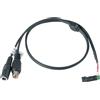 Dahua AA003 - Capsula microfonica amplificata 45 dB, D.3 mm con cavo da 50 cm, alimentazione 12 Vdc