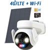 IMOU AOV PT Kit 4G+ - Telecamera da esterno 4G e Wi-Fi a batteria e pannello solare. Include Nano SIM 4G ed SD 32GB