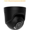 Ajax TurretCam HL 5MP nera, telecamera IP Ottica 4mm, illuminazione ibrida AI - AJ-TURRETCAM-5-0400-HL-B 126262