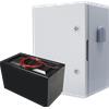 Fiamm Ajax Battery Box 14 mesi - Kit formato da batteria 6000W e armadio in poliestere AJ-BATTERYBOX-14M