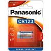 Panasonic CR123A - Batteria al litio 3V rilevatori di fumo, sistemi di allarme, confezione da 1 pezzo
