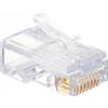 Micro Tek BN6U23025 - 25 connettori passtrought per cavi UTPRJ45 CAT6, PLUG