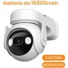 IMOU CELL PT 2K, Telecamera PTZ a batteria 3MP, rilevamento movimento/umano con Smart Tracking - IPC-K9EP-3T0WE