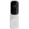 Ajax Doorbell 4MP bianco Videocitofono con AI integrata, sensore PIR e controllo con APP, grigio - AJ-DOORBELL-4-W 66390