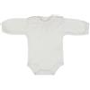 Nene Shop BODY BIMBA MANICA LUNGA IN COTONE BIANCO
