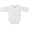 Nene Shop BODY NEONATO A MANICA LUNGA MODELLO POLO - BIANCO