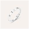 Stroili Fede Comoda 2.5 mm Oro Bianco Diamante