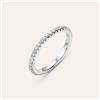 Stroili Fede Classica Eternity 2 mm Oro Bianco Diamante