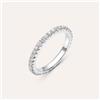 Stroili Fede Classica Eternity 2.4 mm Oro Bianco Diamante