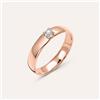 Stroili Fede Comoda 4 mm Oro Rosa Diamante