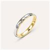Stroili Fede Comoda 3 mm Oro Bicolore Diamante