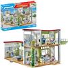 PLAYMOBIL Action Heroes 71615 Ospedale, quattro personaggi e attrezzature mediche, realizzato con oltre l'80% di materiali riciclati e biobased, giocattolo per bambini dai 4 anni in su