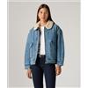 LEVI'S ® Levi's® Giacca bomber Sherpa Light Blue Denim Donna