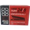 Molho Leone - 31128 Punti Metallici universali, Punto 24/8, Confezione da 1000pz