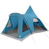 GPUTYGHN Tenda tepee per 5 persone con tetto, verde, 545 x 450 x 295 cm