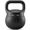 Squatz Set Kettlebell Morbidi Base Antiurto, Impugnatura Larga Antiscivolo, Pesi per Allenamento a Casa e Palestra, Corpo Completo