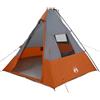 GPUTYGHN Tenda teepee con tetto, verde, 383 x 338 x 217 cm, taffetà, campeggio all'aperto