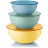 GUZZINI - Set 3 Contenitori Ermetici con Coperchio Multicolor