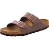 Birkenstock Arizona, Sandali unisex adulto, marrone (mocha birkibuc), 36 (stretta)