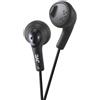JVC HA-F160 Gumy Cuffia Auricolare, Bass Boost, Nero