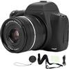 Fydun Fotocamera Digitale 4K HD 72MP Zoom 12x Autofocus Micro SLR con Obiettivo Telescopico Schermo IPS da 3 Pollici per Principianti