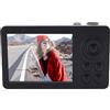 Elprico Camera Digitale 4K, Fotocamere da 50 MP per Fotografia con Zoom Digitale e Autofocus Digitale 16x, Videocamera Vlogging per Video di YouTube, Fotocamera da 2,8 Pollici Compatta (WHITE)