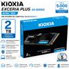 KIOXIA Exceria Plus G3 Series LSD10Z002TG8 SSD 2 TB intern M2 2280 PCIe 40 x4
