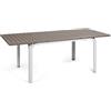 Nardi Tavolo Allungabile Alloro 100 x 140/210 cm da Giardino in DurelTOP e Alluminio
