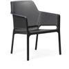 Nardi Poltrona Net Relax da Esterno in Fiberglass Impilabile - Antracite