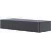 Selsey Veldio - Tavolo da toeletta con cassetto sospeso, 90 cm, colore: Nero