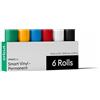 Cricut Smart Vinyl - Vinile permanente, campionatore, 14 cm x 0,9 m, confezione da 6