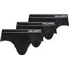 KARL LAGERFELD Uomo Stripe Logo Micro Brief (3 Pack)