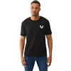 True Religion Horseshoe Buddha Short Sleeve Tee T-Shirt Uomo